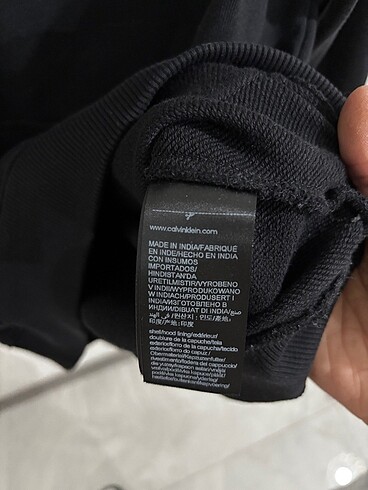 xs Beden siyah Renk Orijinal Calvin Klein Sweatshirt