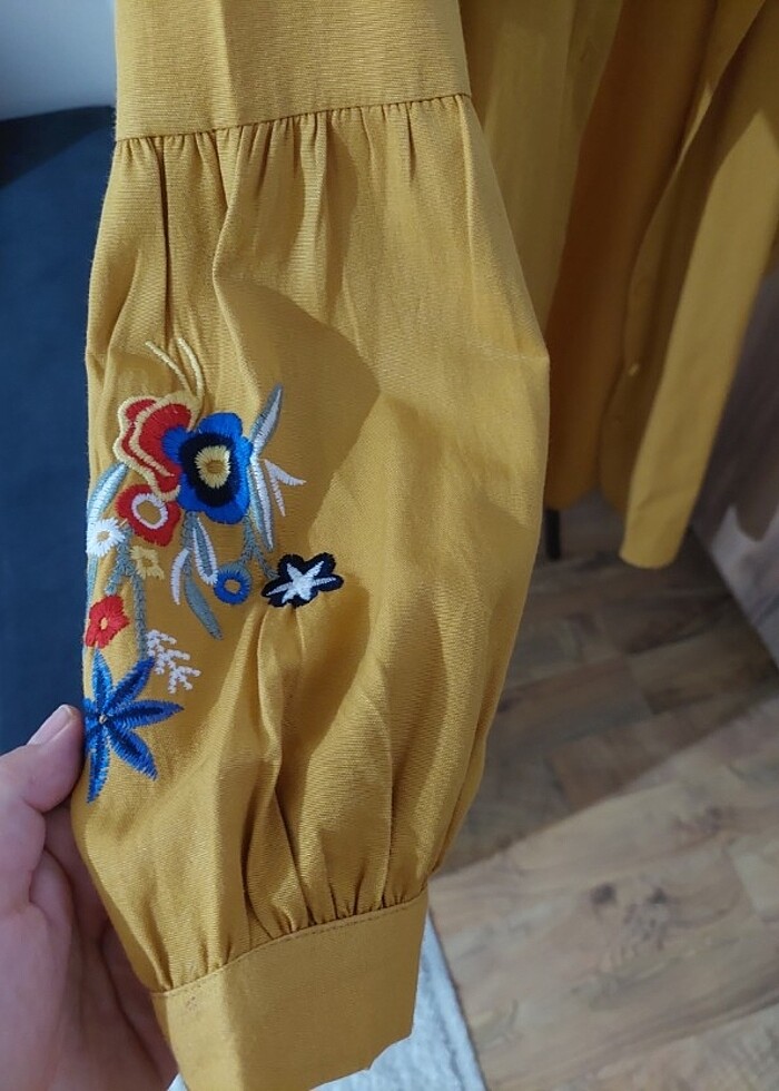 kadın uzun gömlek - Görsel 3