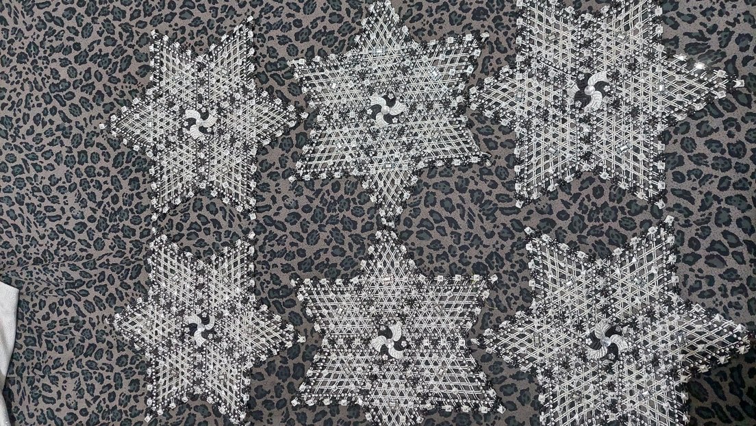 Bohem Yıldız Şekilli El İşi Dekoratif yatak odası takımı - Görsel 2