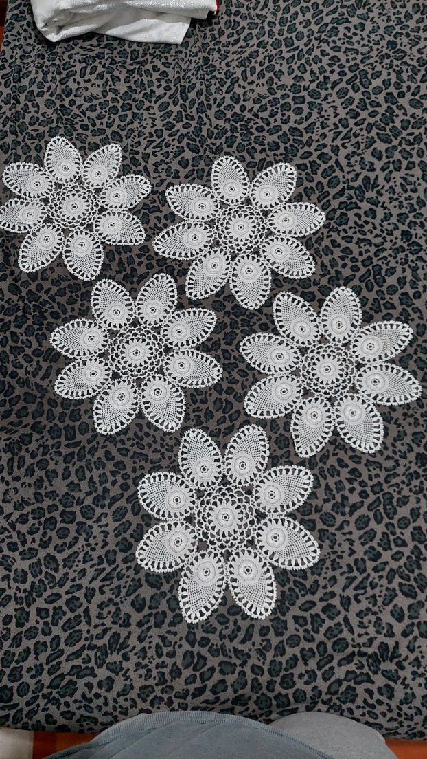 El İşi Beyaz Dantel Çiçek Motifleri - Görsel 2