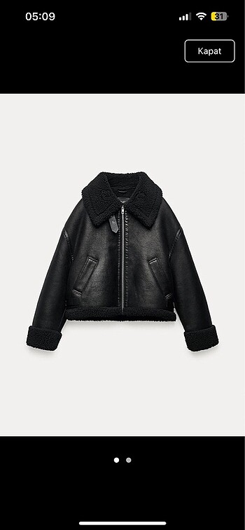 Zara biker ceket