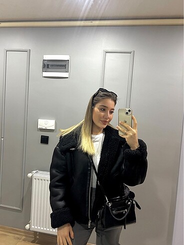 m Beden Zara biker ceket