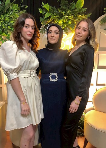 Saten elbise - Görsel 4