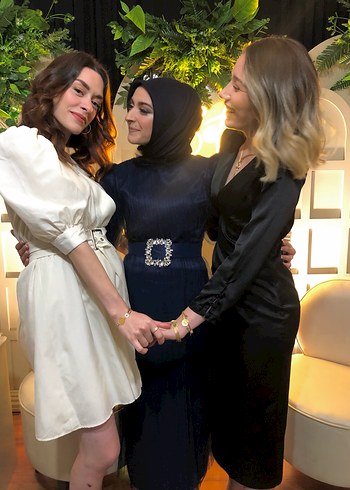 Saten elbise - Görsel 3