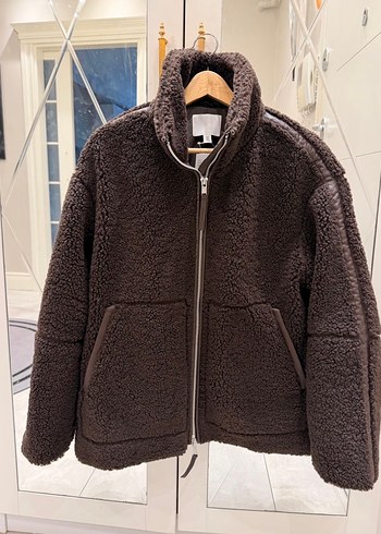 Kahverengi Peluş Kadın Ceket - Görsel 2
