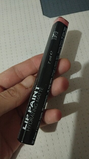  Beden pembe Renk Avon Ultra Colour Likit Mat Ruj (peachy sunrise)
