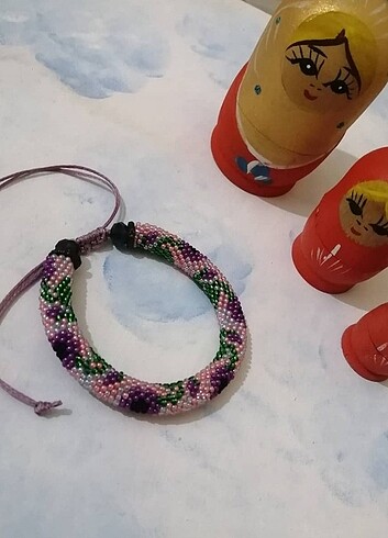 Handmade Gelincik model ayarlanabilir hapishane işi bileklik (mo