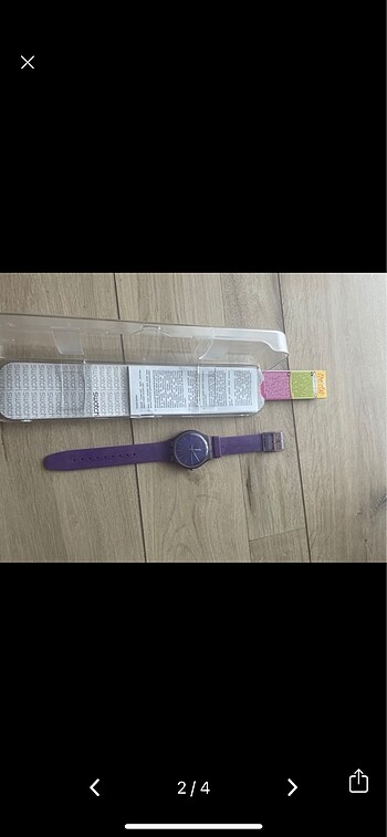 Swatch mor saat - Görsel 2