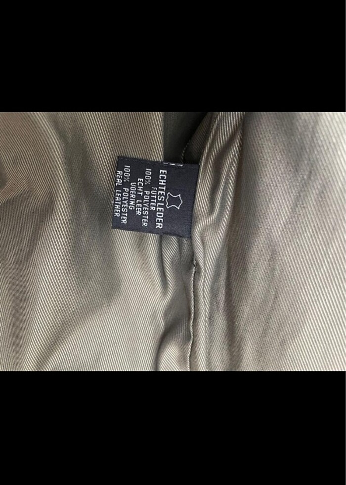 Hakiki deri ceket - Görsel 3