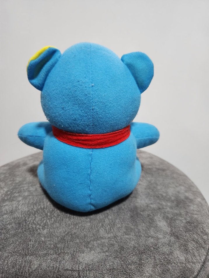 Renkli Mavi Peluş Ayıcık - Görsel 2