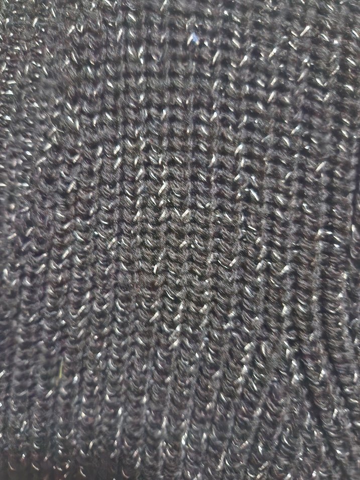 Gri Parlak Triko Boğazlı Kadın Kazak - Görsel 4