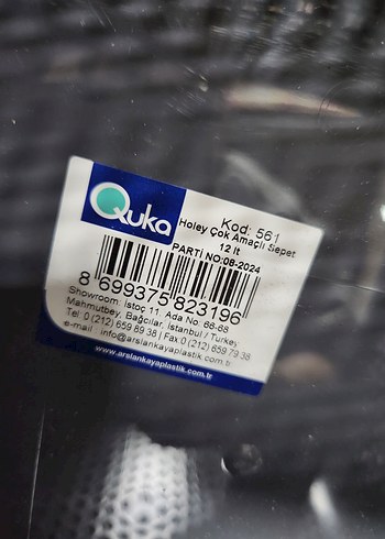 2 Li Kırmızı Saplı Gri Saklama Sepeti - Görsel 3