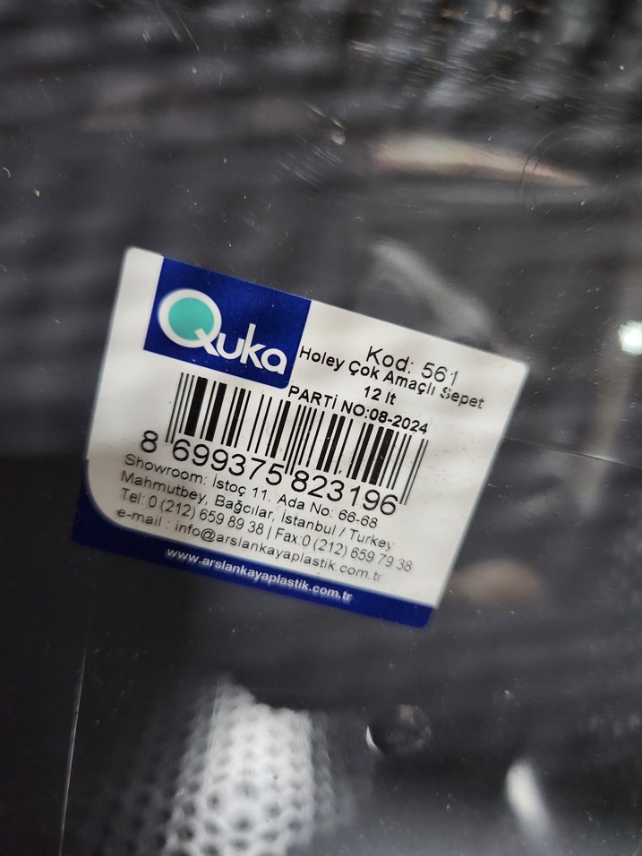 2 Li Kırmızı Saplı Gri Saklama Sepeti - Görsel 3