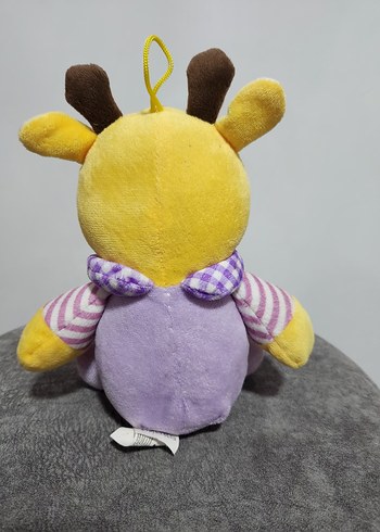 Mor Renkli Sevimli Zürafa Peluş Oyuncak - Görsel 2