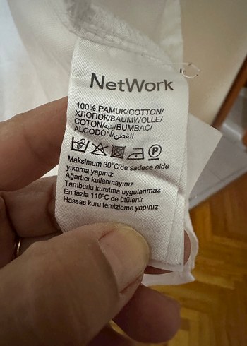 xs Beden beyaz Renk Network beyaz taşlı gömlek.
