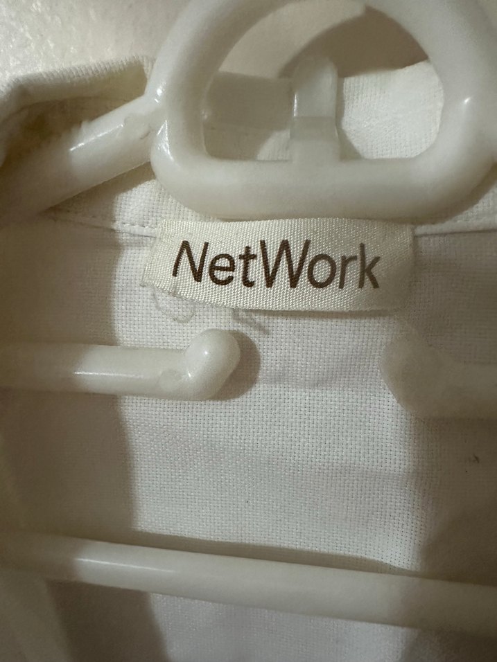 Network beyaz taşlı gömlek. - Görsel 2