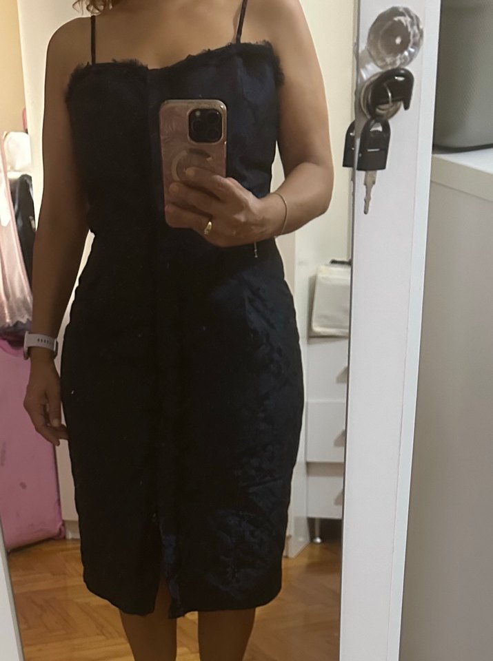 Machka lacivert elbise. - Görsel 5