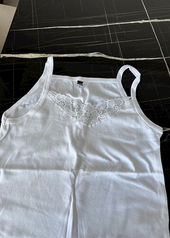 Kız Çocuk Beyaz Atlet - Görsel 3