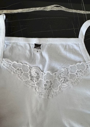 Kız Çocuk Beyaz Atlet - Görsel 2