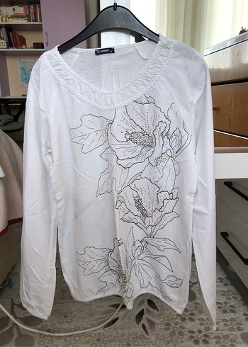 Lcw Beyaz Uzun Kollu Bluz - Görsel 4