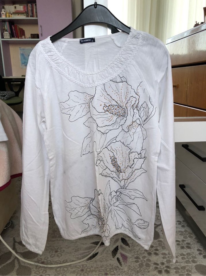 Lcw Beyaz Uzun Kollu Bluz - Görsel 4