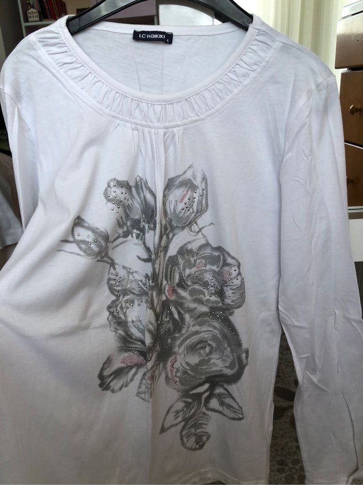 Lcw Beyaz Uzun Kollu Bluz - Görsel 2