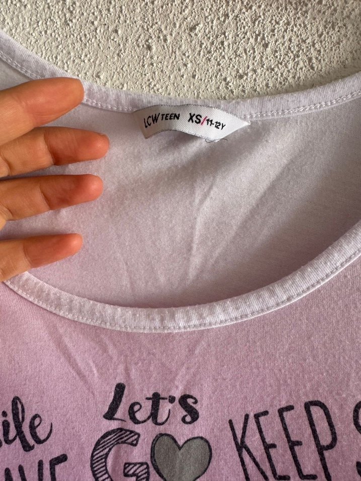 Kız Çocuk Pembe Baskılı Salaş Atlet - Görsel 3