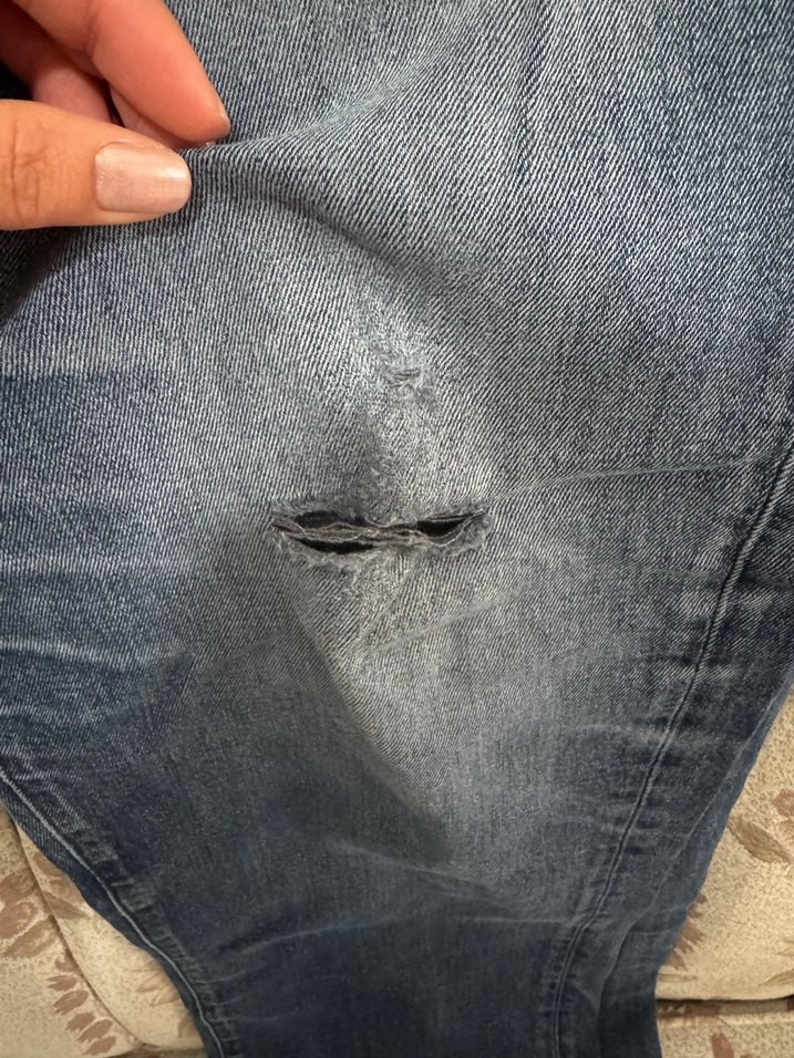 Erkek Mavi Bol Kesim Denim Jean - Görsel 2