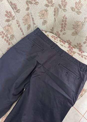 Erkek Lacivert Rahat Kesim Koton Pantolon - Görsel 5