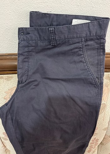 Erkek Lacivert Rahat Kesim Koton Pantolon - Görsel 7