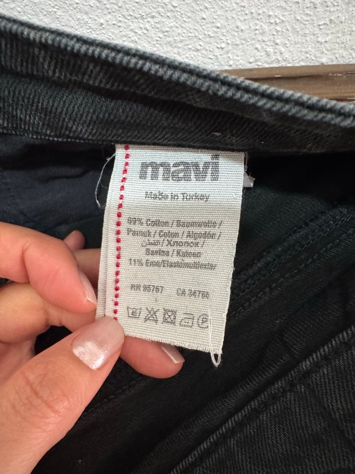 Siyah Erkek Kot Pantolon Normal Kesim - Görsel 3