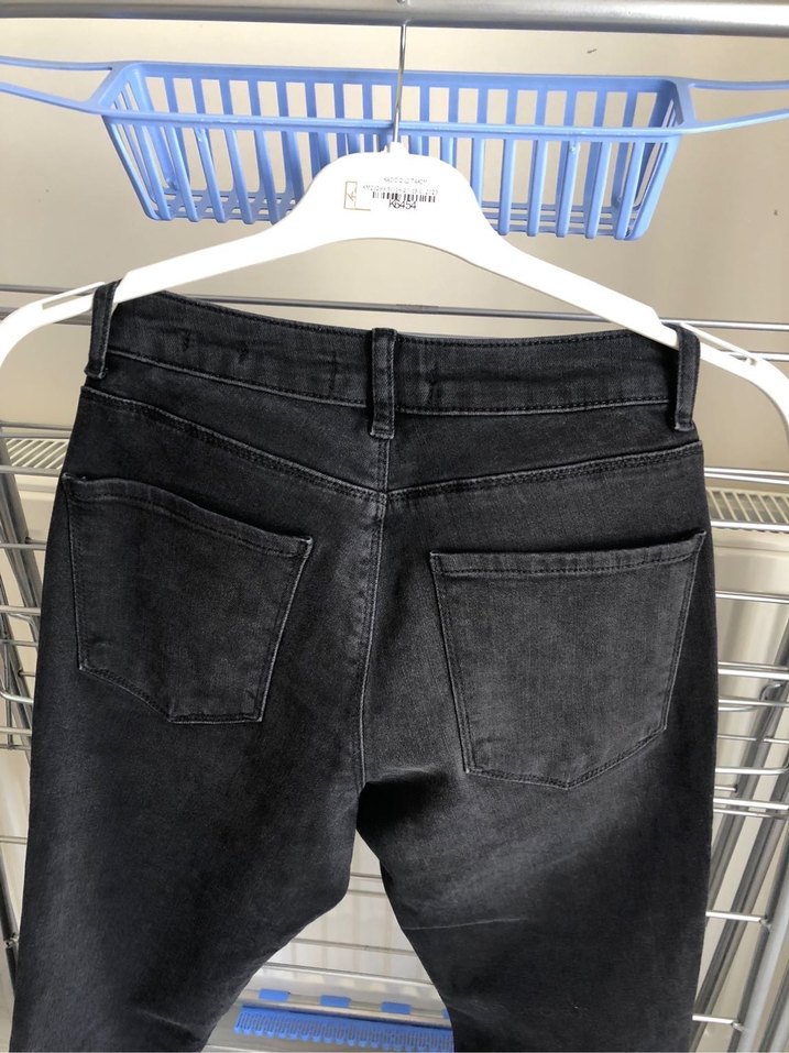 Siyah Kemerli Kadın Denim Pantolon - Görsel 5