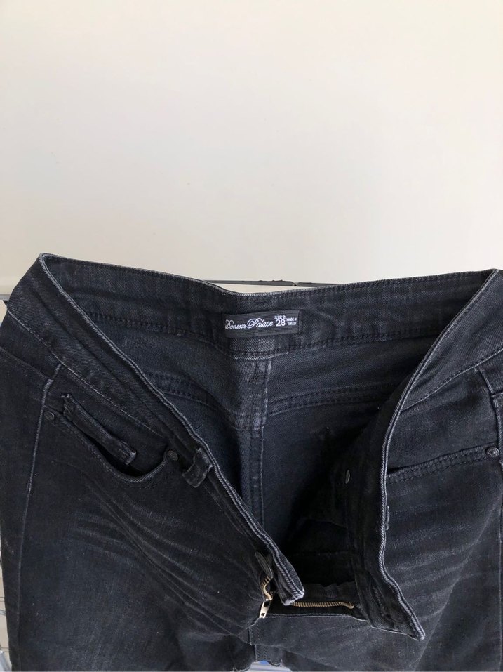 Gri Kadın Kot Pantolon Normal Boy - Görsel 5