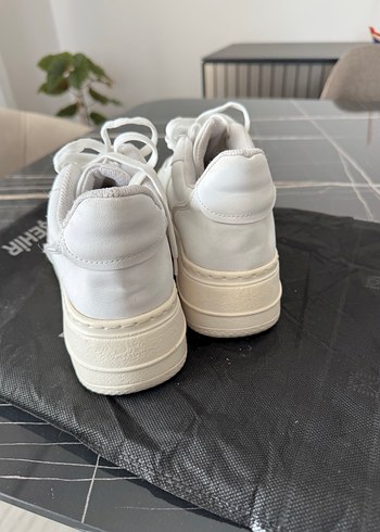 Beyaz Platform Topuklu Spor Ayakkabı kadın - Görsel 5