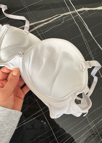 Beyaz Minimalist Sütyen - Görsel 5