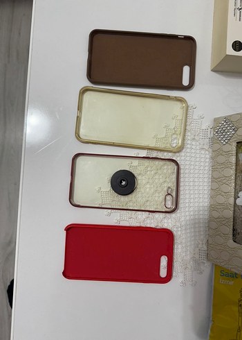 Koyu Kırmızı Parlak Bohem iPhone 8 Plus Telefon Kılıfı - Görsel 2