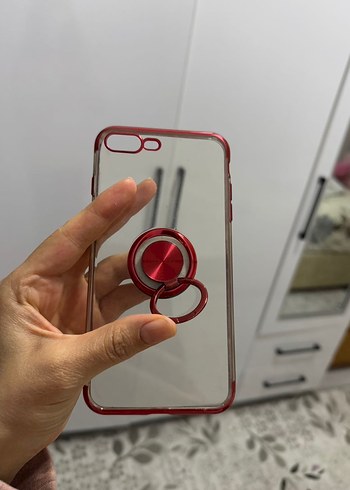 Parlak Kırmızı Bohem iphone 8 Plus Telefon Kılıfı - Görsel 2