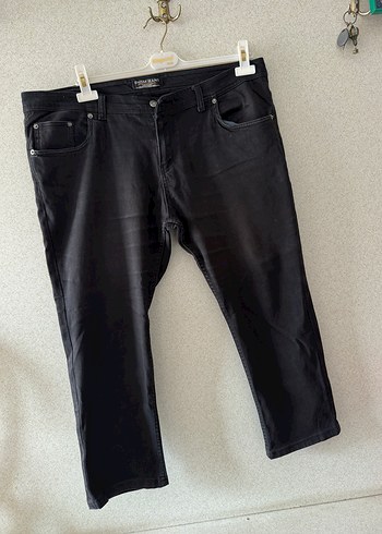Diğer Siyah Slim Fit Denim Jean Buyuk Beden