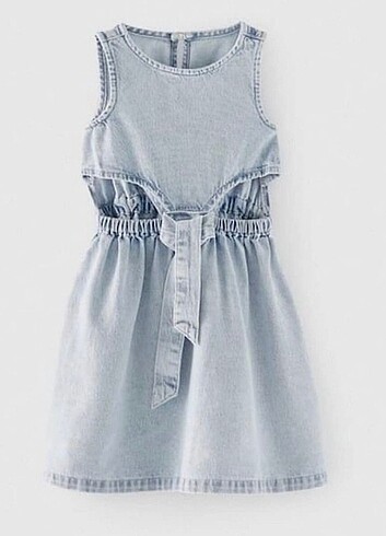 Zara model jean elbise 9 yaş ????