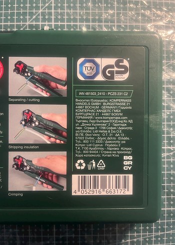 Parkside Kablo Soyucu ve Papuç Sıkma 3in1 - Görsel 3