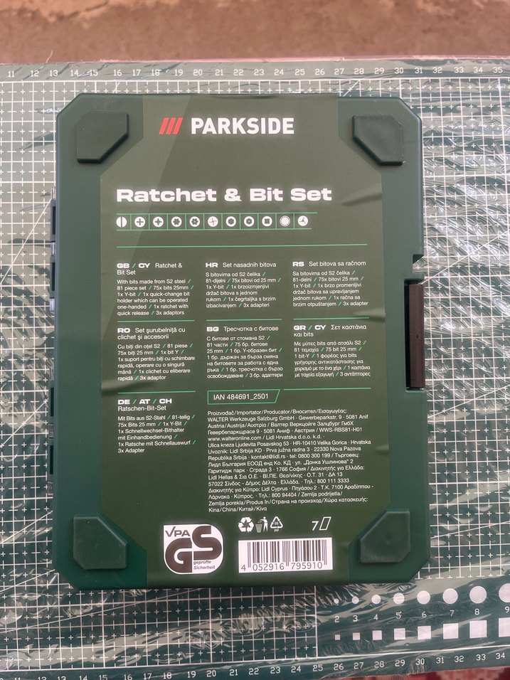 Parkside Curcır Bit Set - Görsel 3