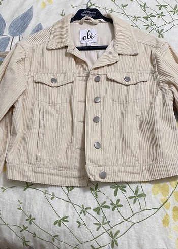 Bej Kadın Keten Ceket - Görsel 2