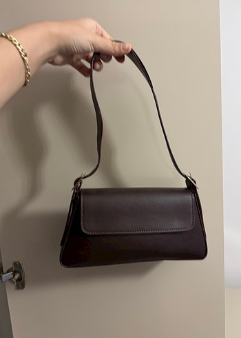 Kahverengi Deri Kadın Çanta - Görsel 2