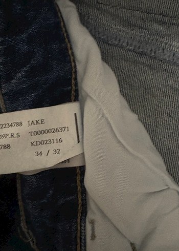 Erkek Mavi Denim Midi Kot Pantolon - Görsel 3