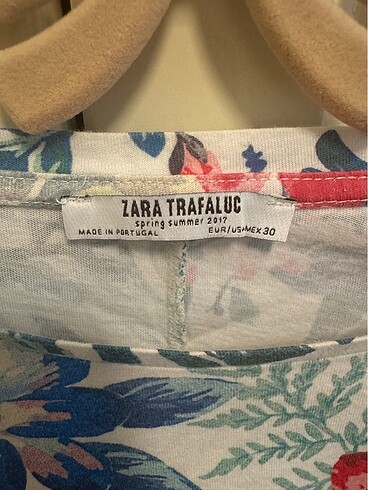 Zara Zara Çiçek Desenli Üst