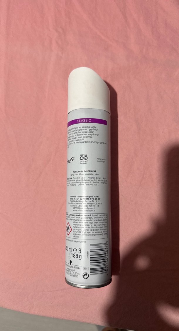 Schwarzkopf Taft Classic Saç Spreyi Extra Güçlü 3 - Görsel 3