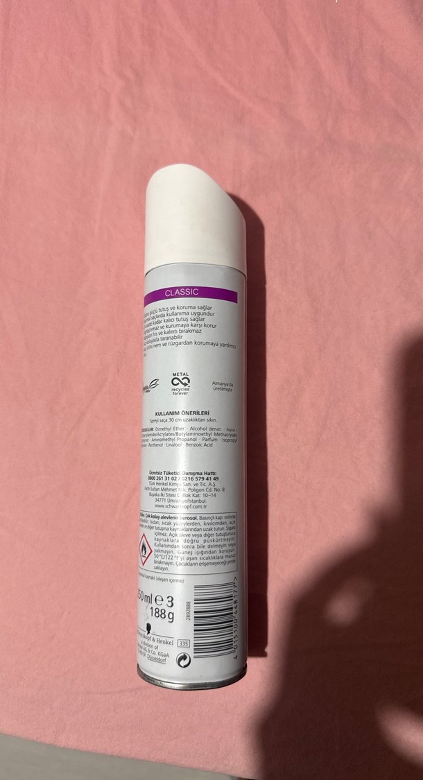 Schwarzkopf Taft Classic Saç Spreyi Extra Güçlü 3 - Görsel 4