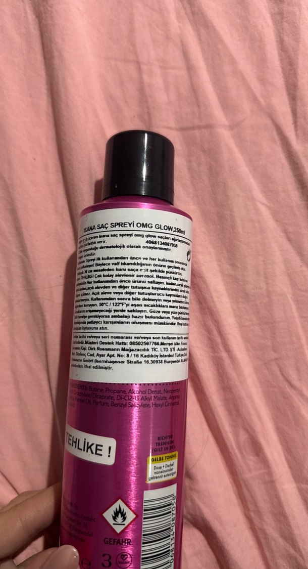 ISANA Oh My Gosh Glow Saç Spreyi - Görsel 5