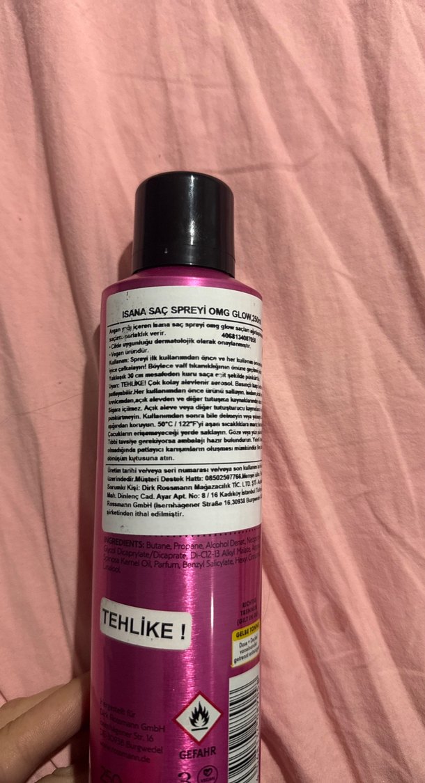 ISANA Oh My Gosh Glow Saç Spreyi - Görsel 3