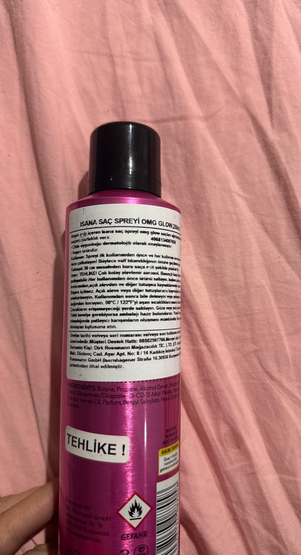 ISANA Oh My Gosh Glow Saç Spreyi - Görsel 4